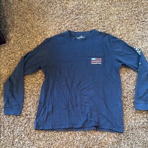 Vineyard Vines Blue Long Sleeve Tee